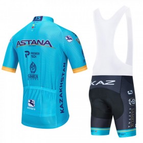 Tenue Maillot + Cuissard à Bretelles 2020 Astana Pro Team N001